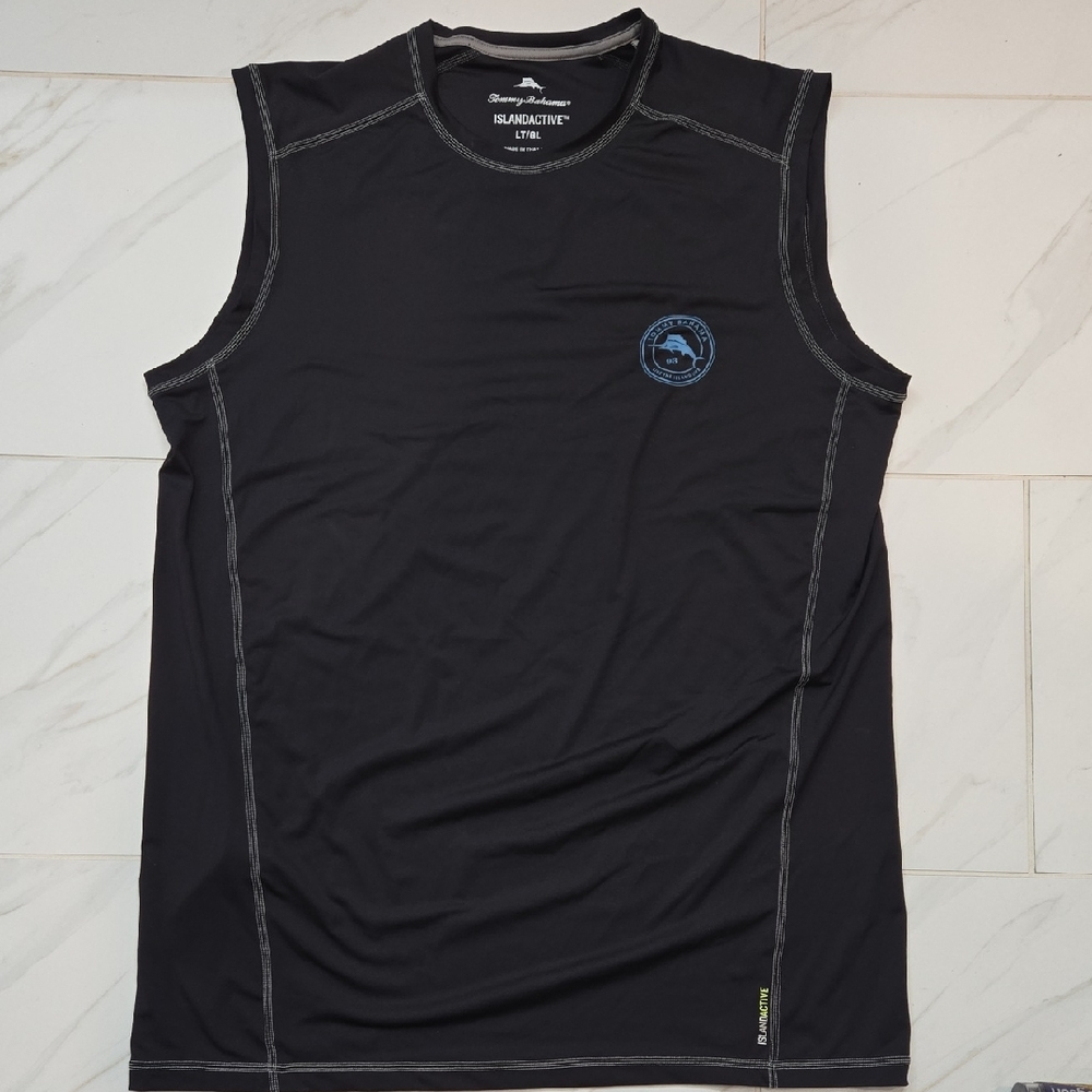 Tommy Bahama Black Sleeveless Tank Top